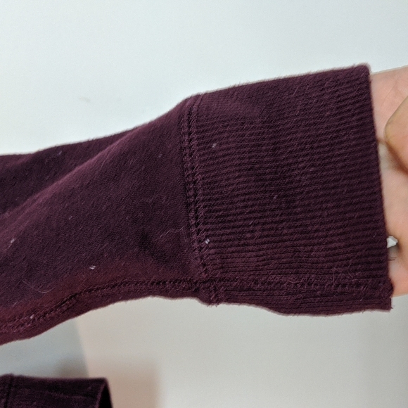 Garage Campus Burgundy Hoodie - Picture 4 of 8